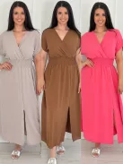 Rochie lejeră cu talie elastică