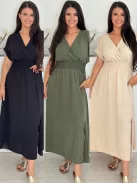 Rochie lejeră cu talie elastică