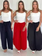 Pantaloni lejeri cu șliț