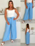 Pantaloni lejeri cu curea