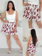 Pantaloni scurți lejeri cu imprimeu