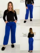 Pantaloni moi și confortabili, cu curea