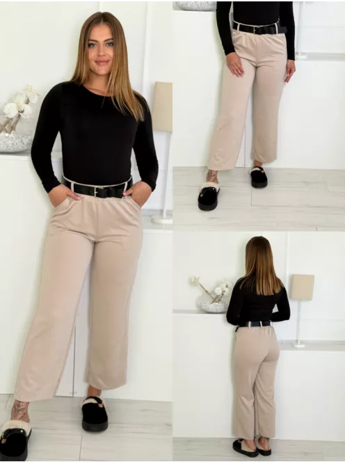 Pantaloni moi și confortabili, cu curea