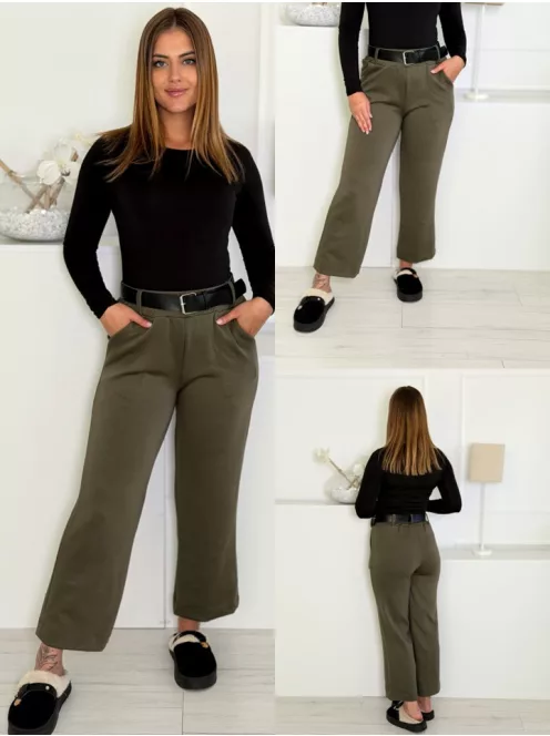 Pantaloni moi și confortabili, cu curea