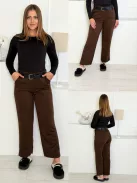 Pantaloni moi și confortabili, cu curea