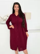 Rochie vaporoasă cu cordon