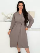 Rochie vaporoasă cu cordon
