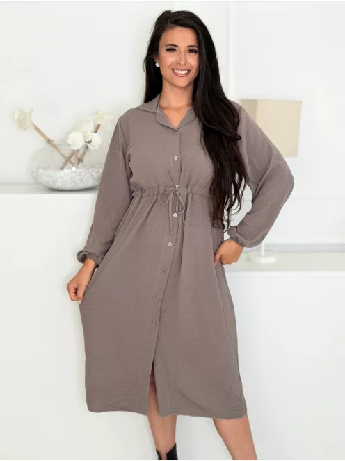 Rochie vaporoasă cu cordon