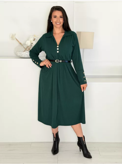 Rochie vaporoasă, cu curea