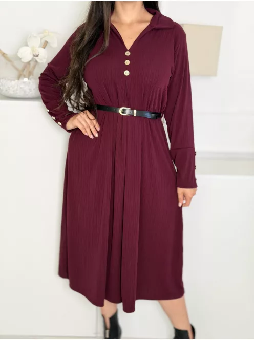 Rochie vaporoasă, cu curea