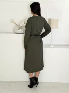 Rochie vaporoasă, cu curea