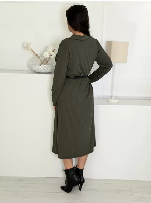 Rochie vaporoasă, cu curea
