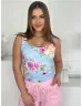Bluză premium din lycra cu imprimeu