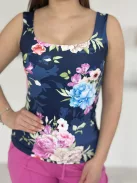 Bluză premium din lycra cu imprimeu