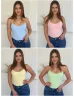 Top premium basic din lycra, cu bretele