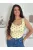 Top premium din lycra cu imprimeu