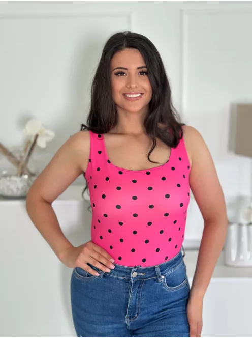 Top premium din lycra cu imprimeu