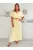 Rochie maxi vaporoasă cu curea