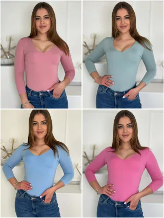 Top subțire și elastic din lycra