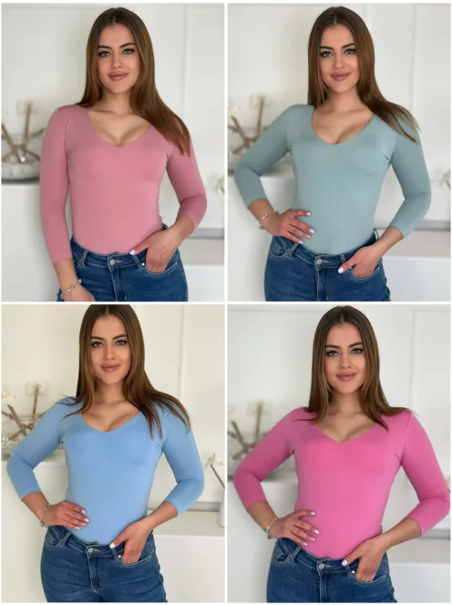 Top subțire și elastic din lycra