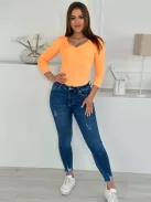 Top subțire și elastic din lycra