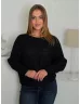 Bluză tricotată lejeră