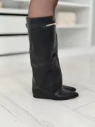 Cizme lungi din piele ecologică