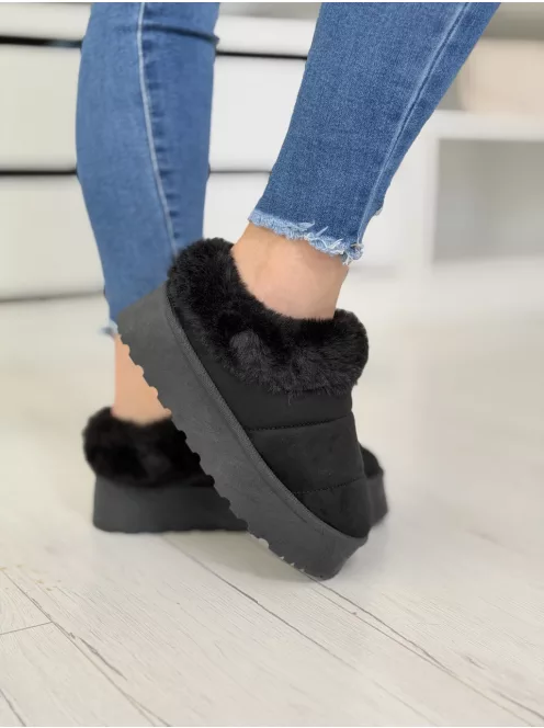 Papuci de stradă cu aspect de piele întoarsă