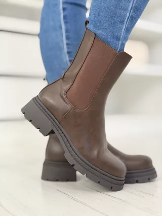 Botine din piele ecologică